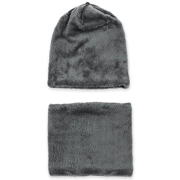 ✨✨BRAND NEW Winter Knit Skull Cap Beanie Hat with Neck Gaiter - Picture 2 of 9